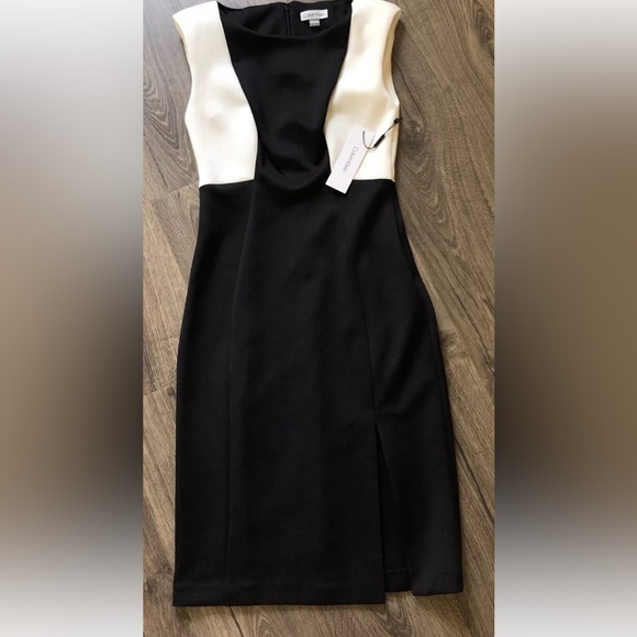Calvin Klein Side Slit Sheath Dress - Picture 10 of 10